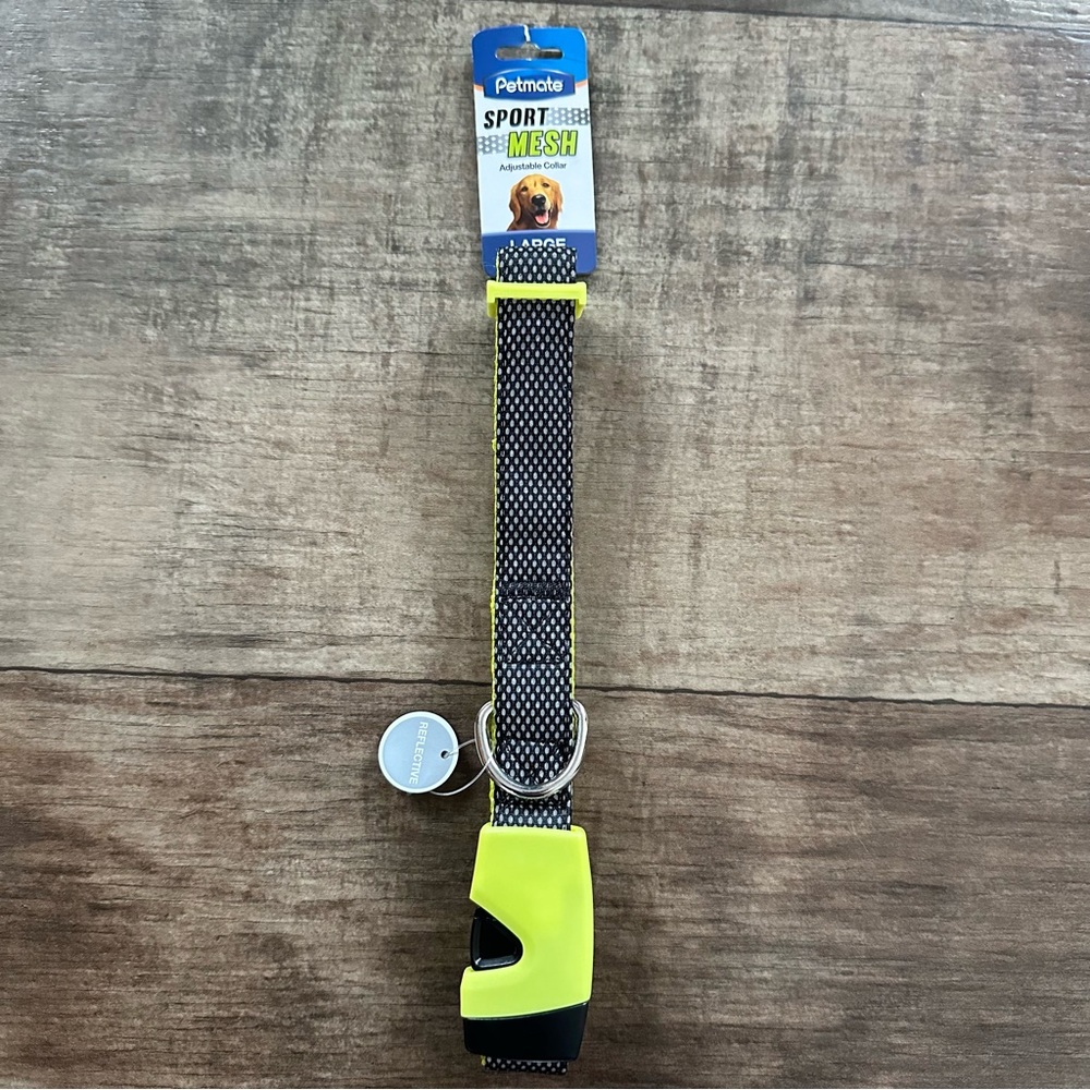 new Petmate mesh reflective large dog collar